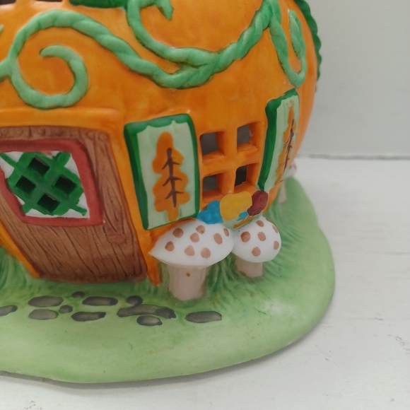 Partylite Halloween Pumpkin Harvest Tealight House Decorative Candle Holder - Picture 9 of 14